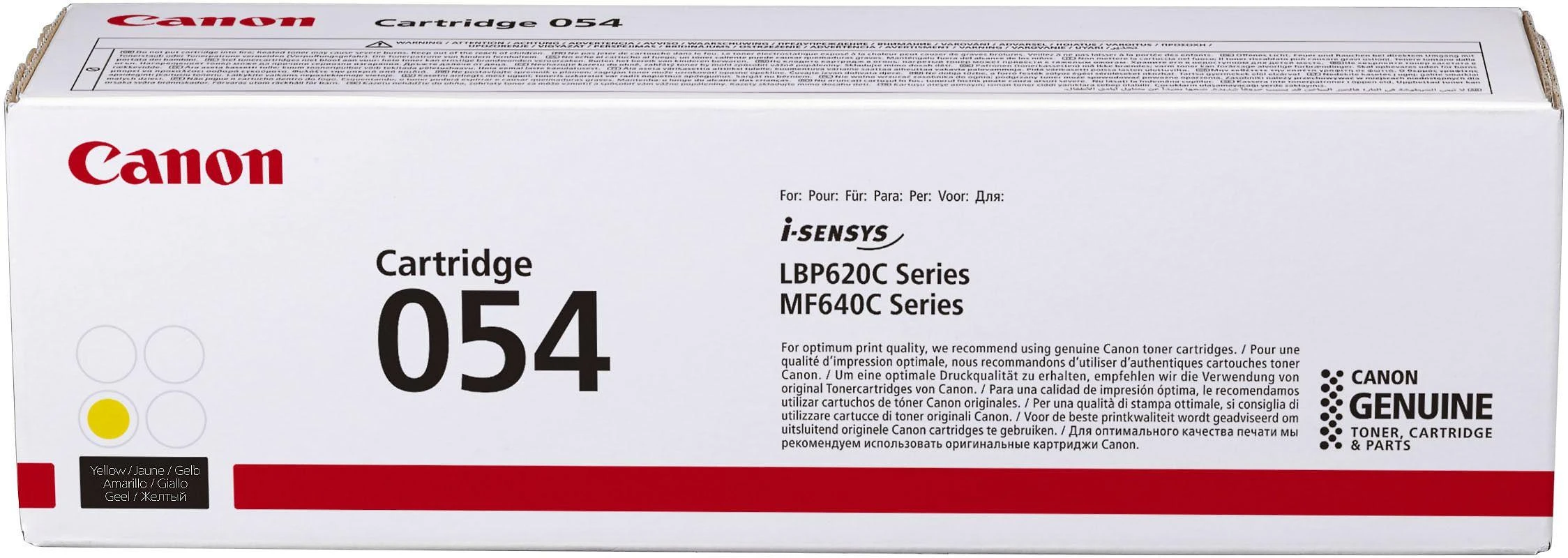 Canon 054 | Toneris cartridge | Geltona