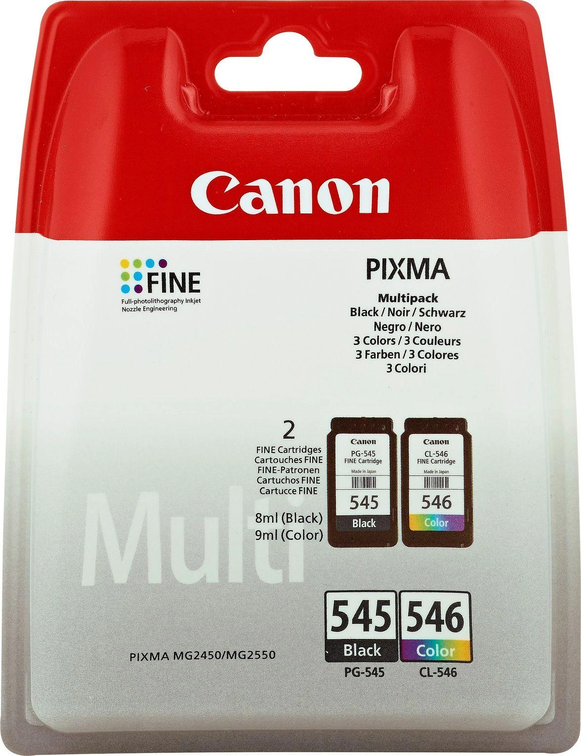 Canon PG-545/CL-546 rašalo kasetė, sudėtinė pakuotė