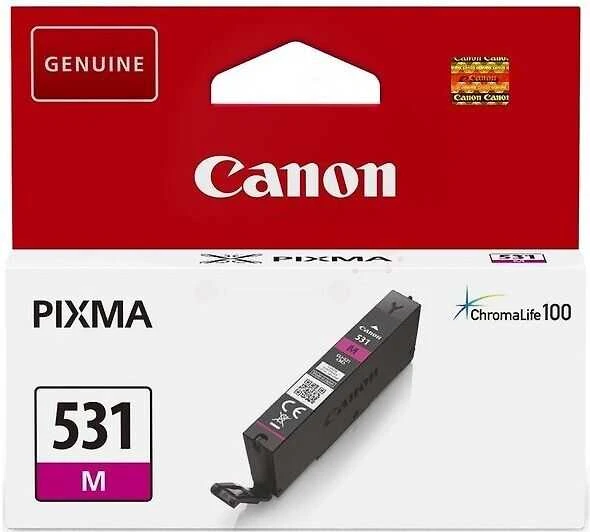 Canon CLI-531M (6120C001) Rašalinė kasetė, Purpurinė