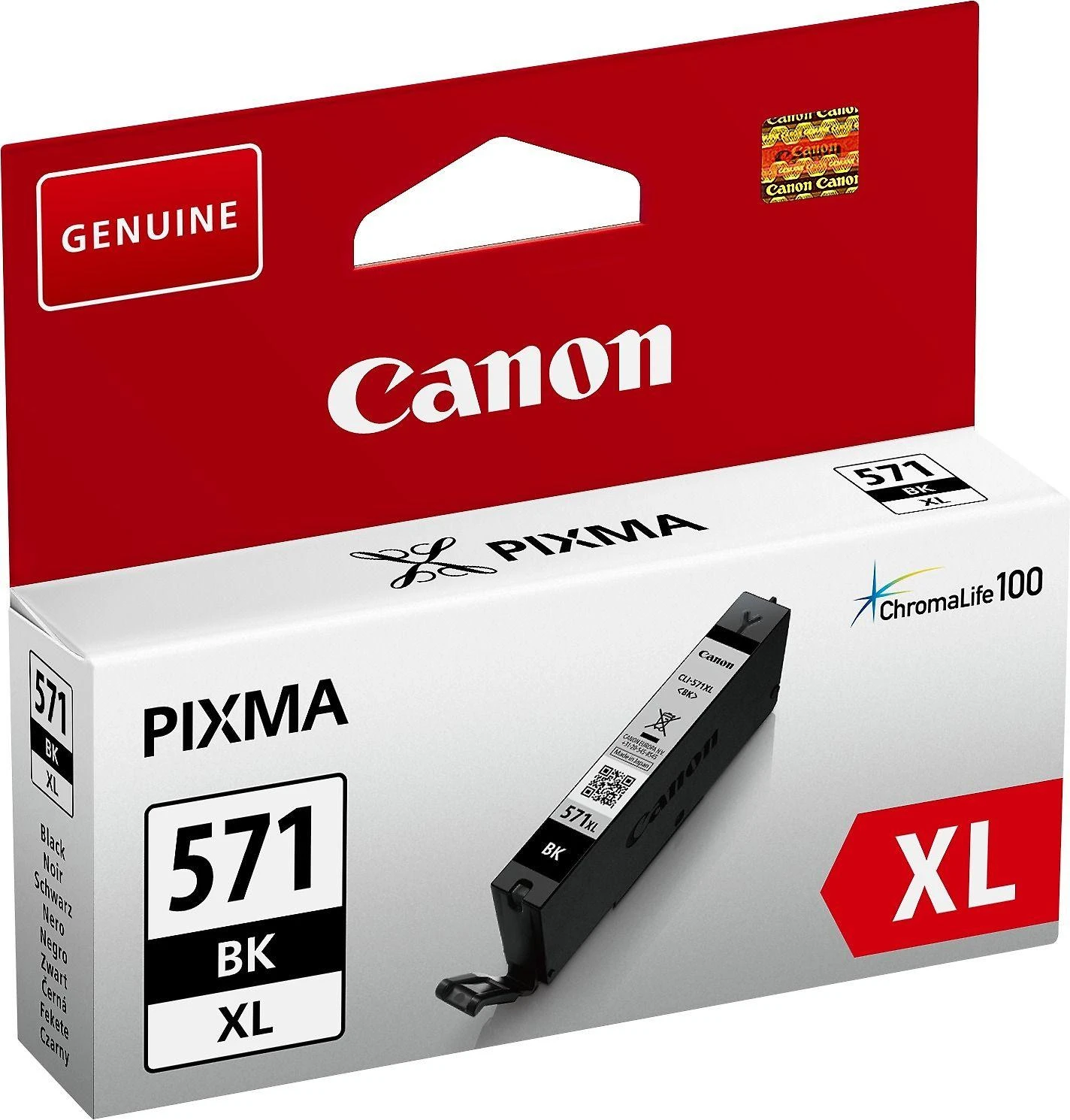 Canon CLI-571BK XL | Rašalo kasetė | Juodas