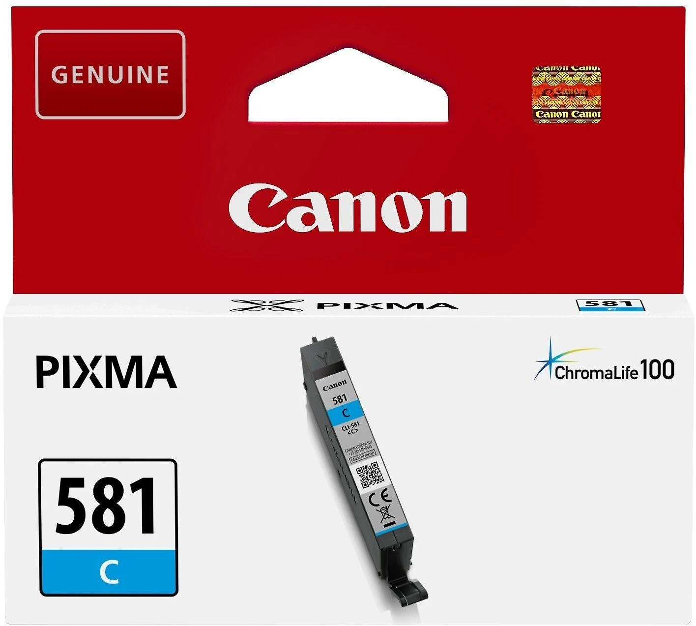 Canon CLI-581 (2103C001) Rašalinė kasetė, Žydra