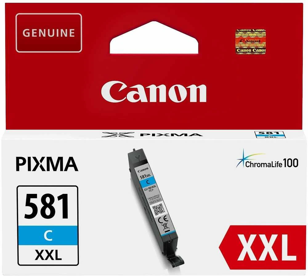 Canon CLI-581C XXL rašalo kasetė, žalsvai mėlyna