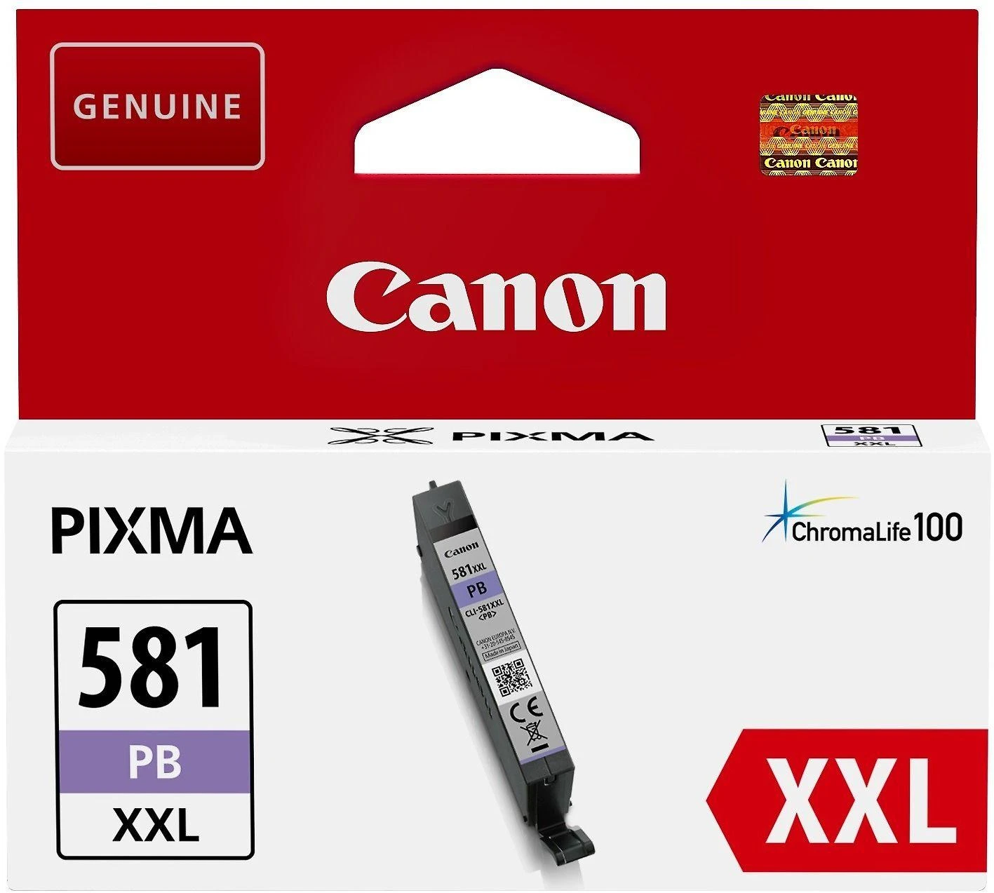 Canon CLI-581PB XXL rašalo kasetė, nuotrauka mėlynas