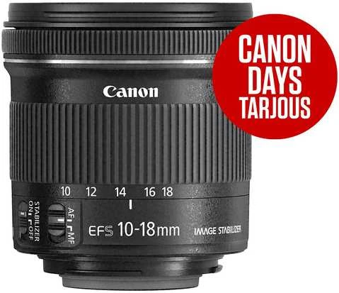 Canon EF-S10-18ISSTM „Ultra“ platus objektyvas Juoda