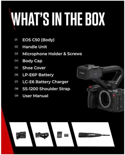 Canon EOS C50 videokamera