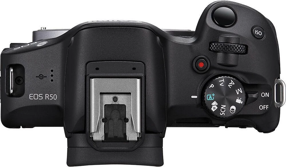 Canon EOS R50 + RF-S 18-45mm IS STM (Juodas)