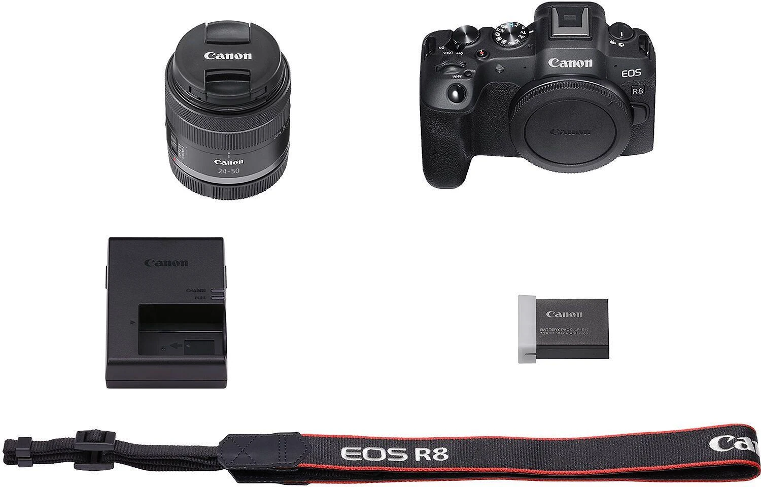 Canon EOS R8 + RF 24-50mm IS STM (Juodas)