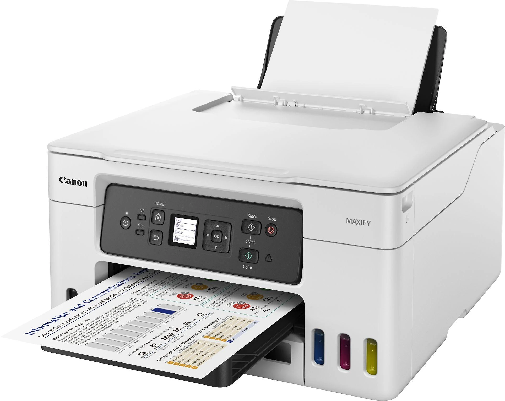 Canon MAXIFY GX3050 Spausdintuvas rašalinis spalvotas MFP A4 18 ppm USB Wi-Fi