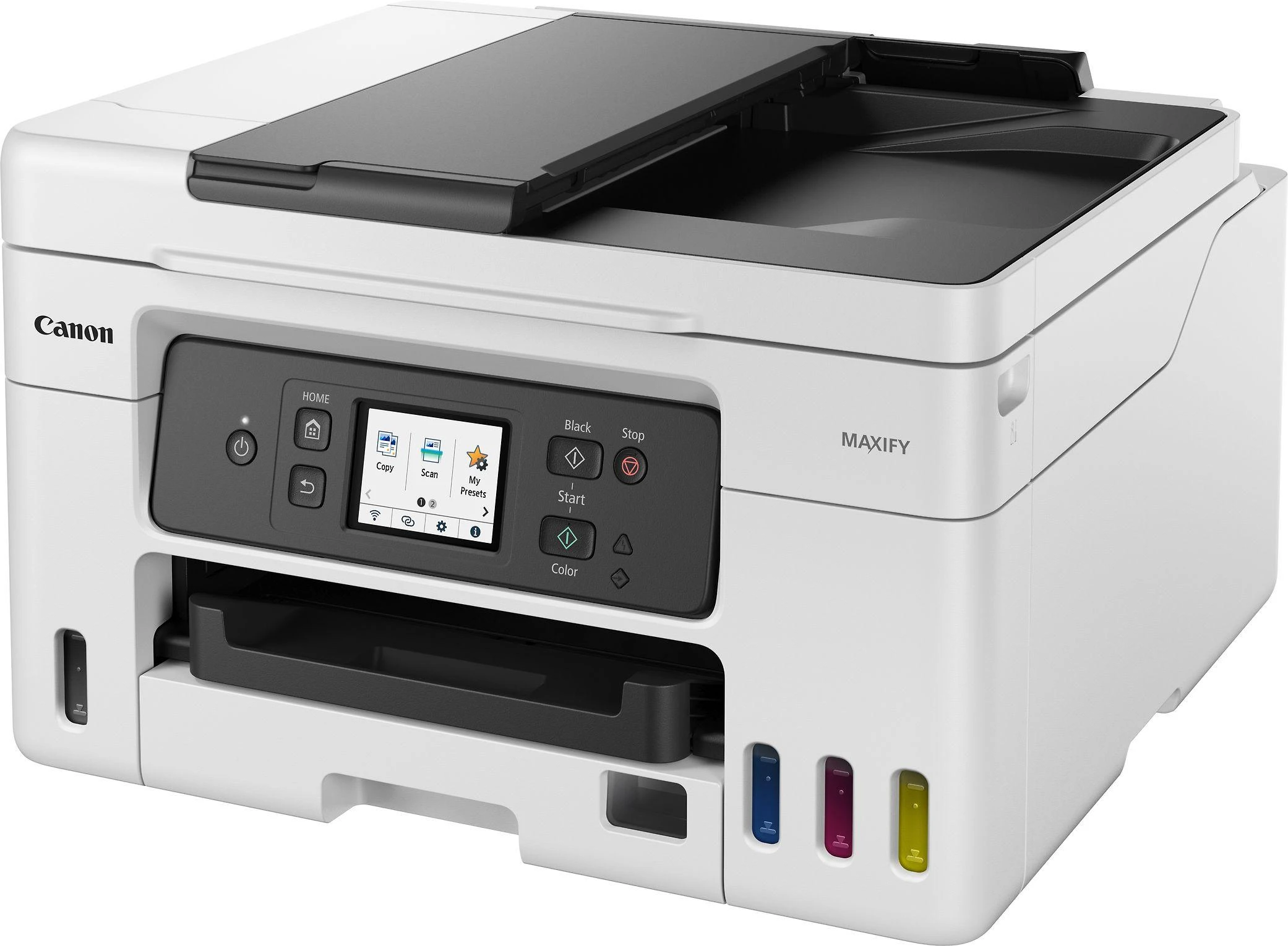 Spausdintuvas rašalinis Canon MAXIFY GX4050 MFP Spalv. refillable A4 350lap 33.6Kbps USB2.0 LAN WiFi