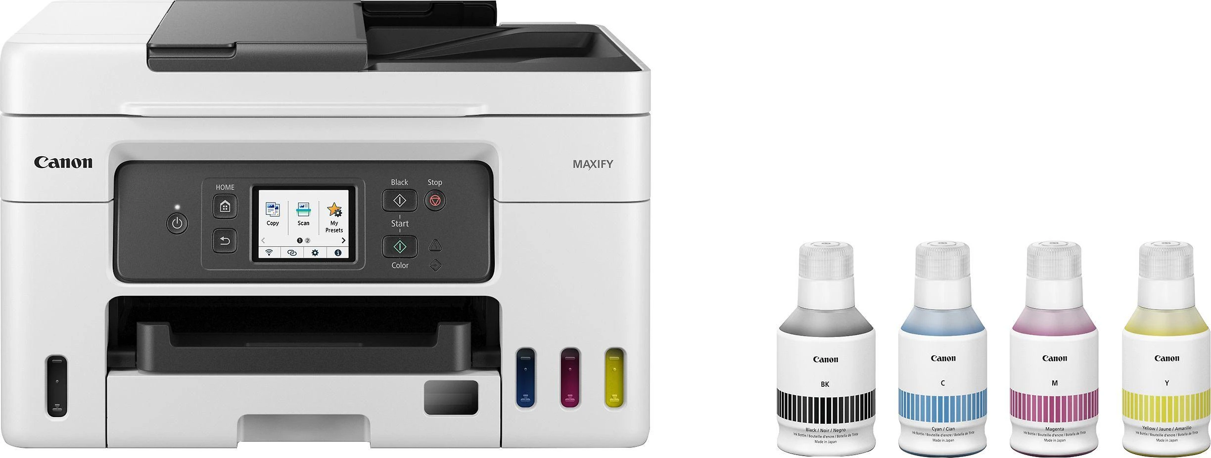 Spausdintuvas rašalinis Canon MAXIFY GX4050 MFP Spalv. refillable A4 350lap 33.6Kbps USB2.0 LAN WiFi
