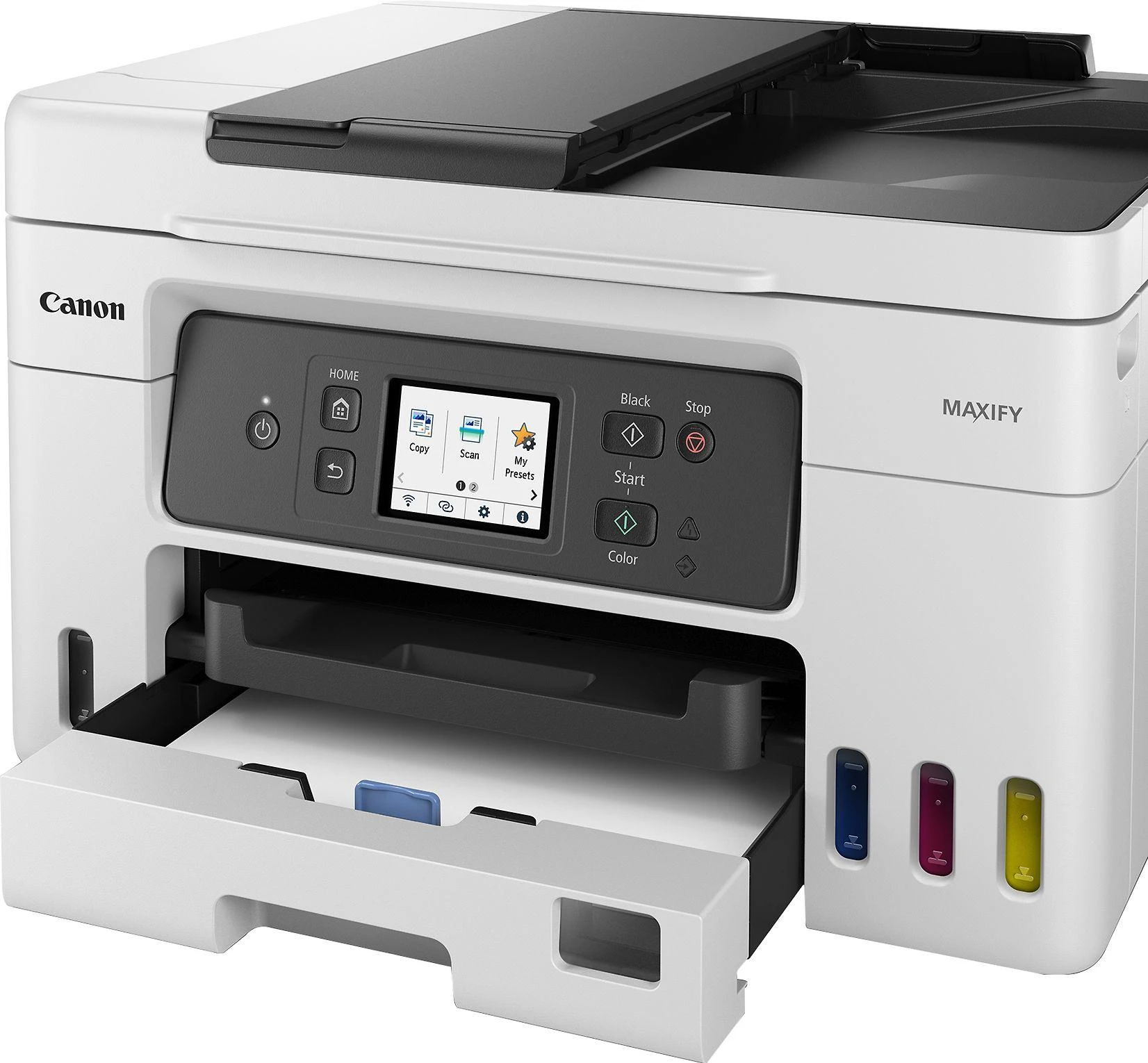 Spausdintuvas rašalinis Canon MAXIFY GX4050 MFP Spalv. refillable A4 350lap 33.6Kbps USB2.0 LAN WiFi
