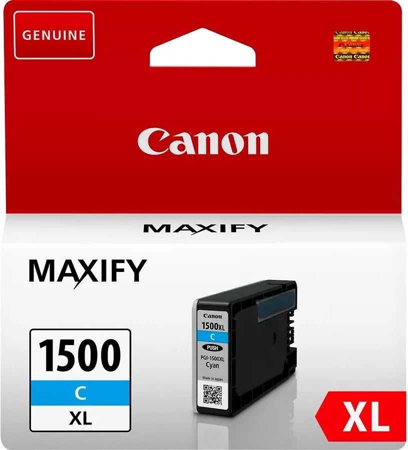 „Canon PGI-1500XLC“ rašalo kasetė, žydra