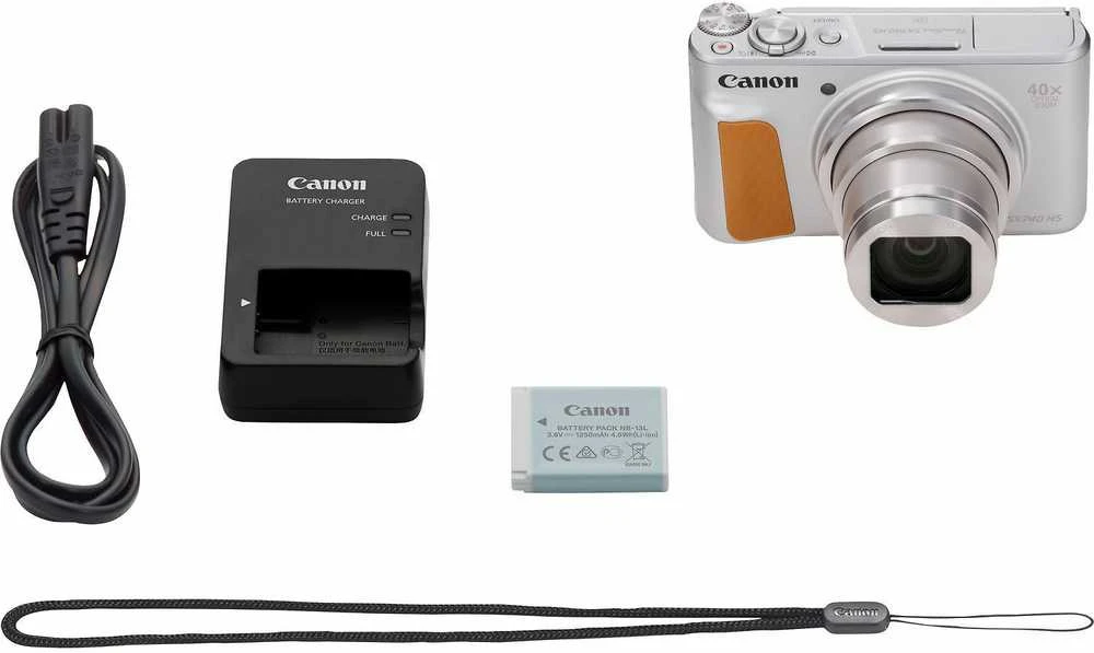 Canon PowerShot SX740 HS Kompaktiškas fotoaparatas 20,3 MP CMOS 5184 x 3888 pikseliai 1/2.3" Sidabras