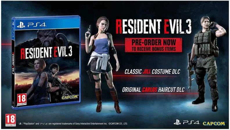 Capcom Resident Evil 3 PS4