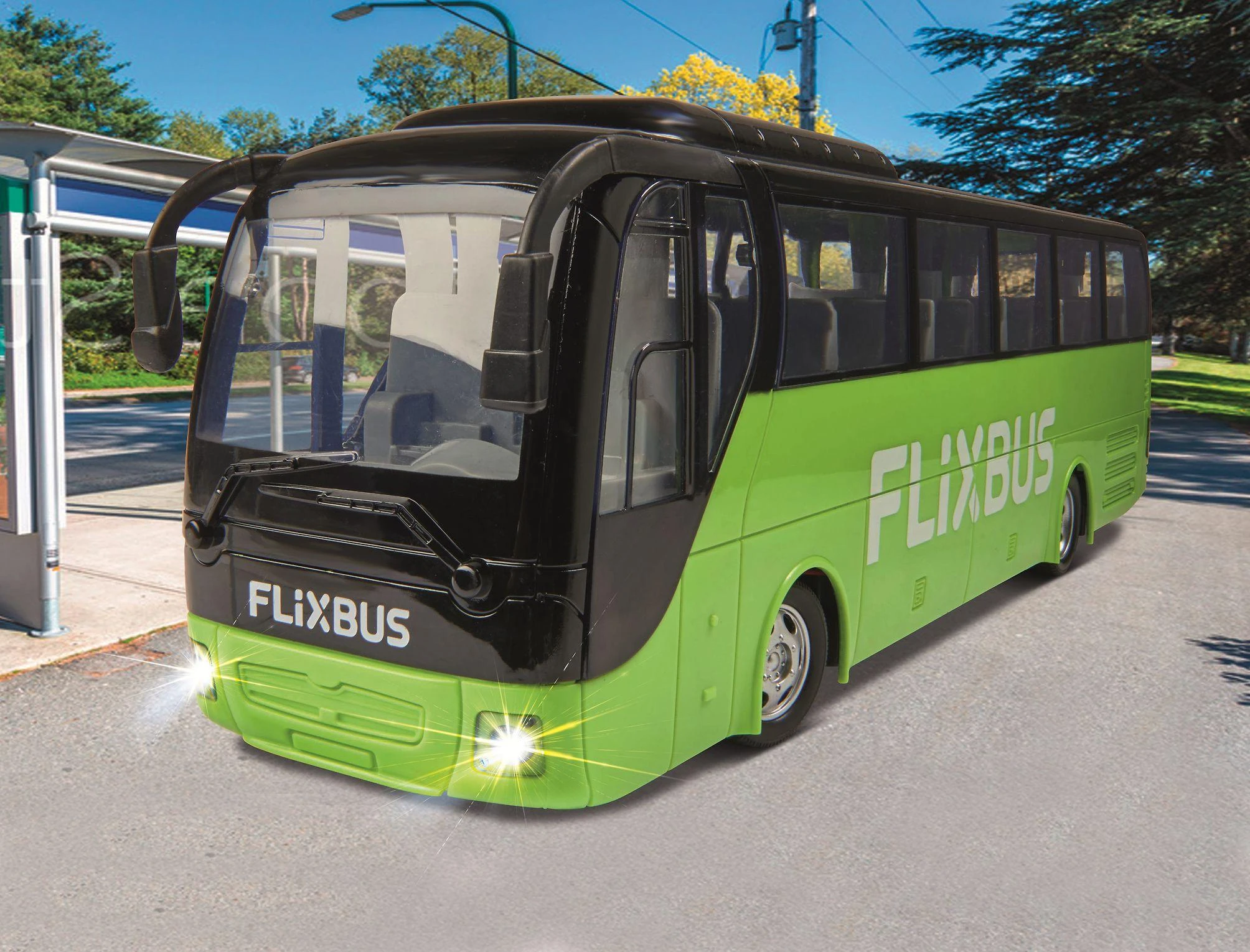 Carson Model Sport Carson FlixBus - kauko-ohjattava bussi, RTR