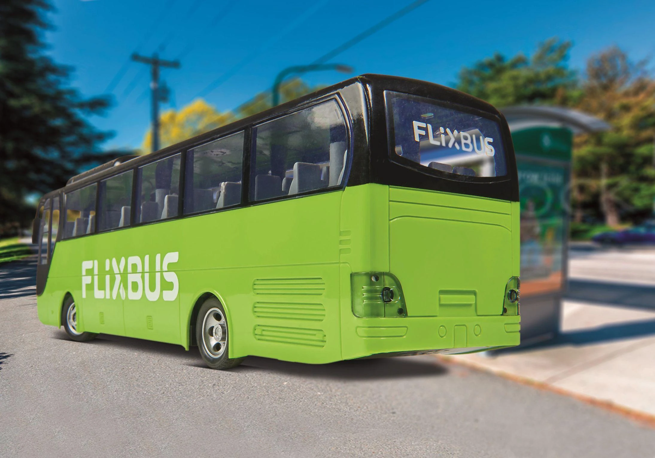 Carson Model Sport Carson FlixBus - kauko-ohjattava bussi, RTR