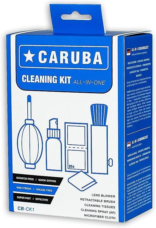 Objektyvas Caruba Cleaning Kit All-in-One – fotoaparato valymo rinkinys