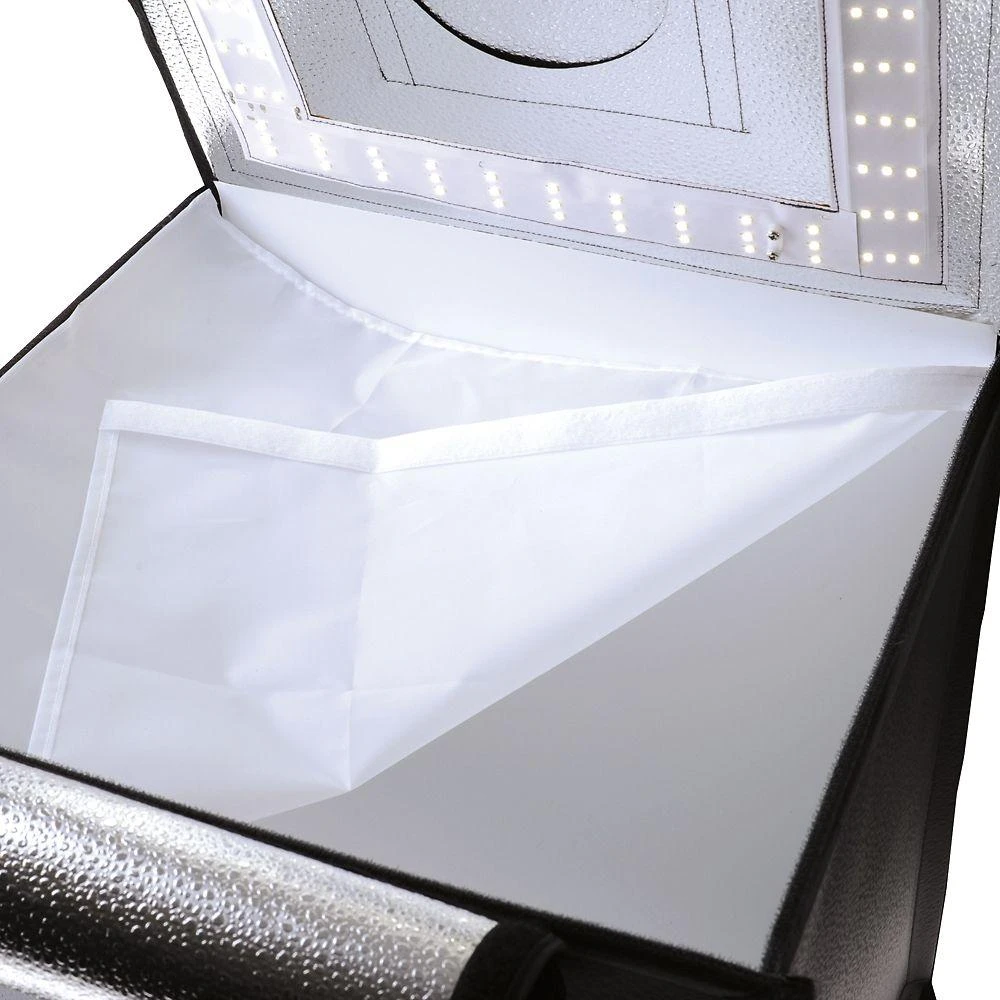 Fotografijos studija - Caruba Nešiojamas Photocube LED 70x70x70cm Dimmable Baltas