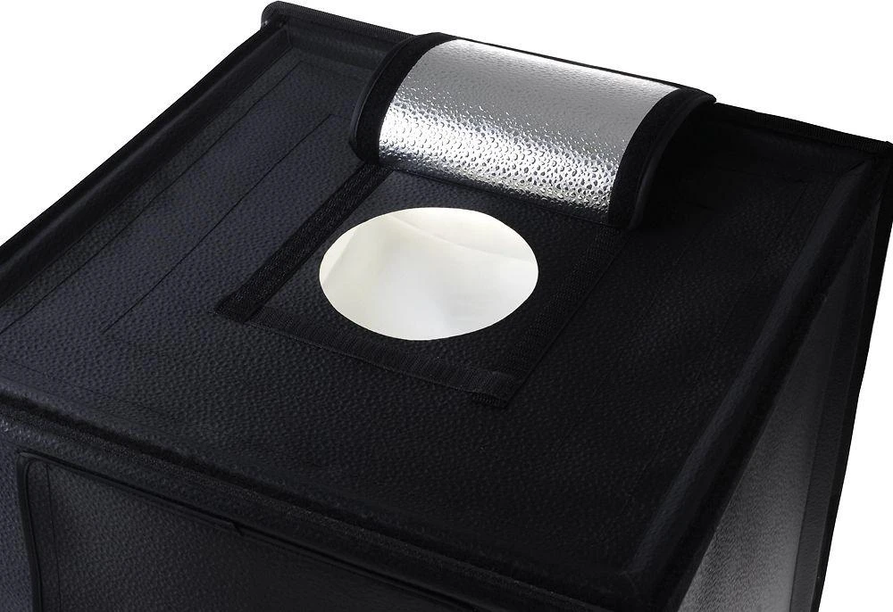 Fotografijos studija - Caruba Nešiojamas Photocube LED 70x70x70cm Dimmable Baltas