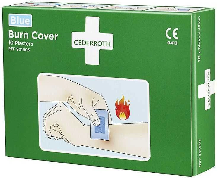 Pleisrai nuo nudegimo 10 vnt, Cederroth