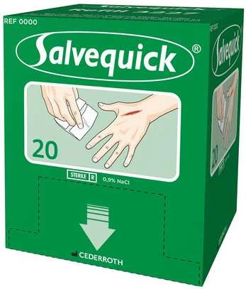 Žaizdų valymo servetėlės (0,9% NaCl, sterilūs), papildymui,, Cederroth