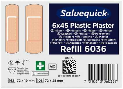 Cederroth Salvequick plastikinis pleistras