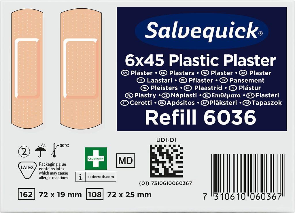 Cederroth Salvequick plastikinis pleistras