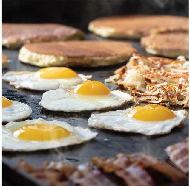 „Char-Griller“ plokščiasis geležinis aukščiausios kokybės grilis, 4 degikliai