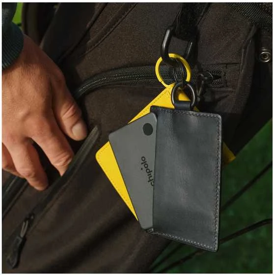 „Chipolo CARD & LOOP“ įkraunamas „Bluetooth“ sekiklis, skirtas „iOS“ ir „Android“, anglies spalvos rinkinys