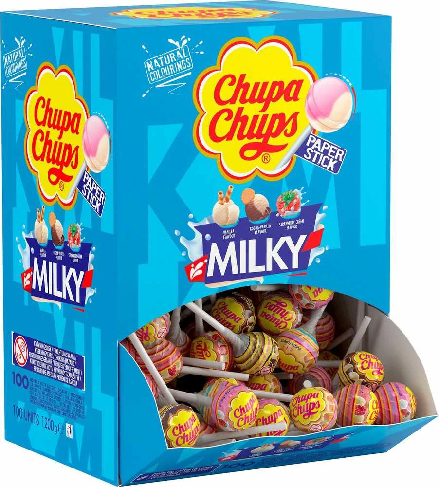 Chupa Chups Milky -tikkarit, 1,2kg