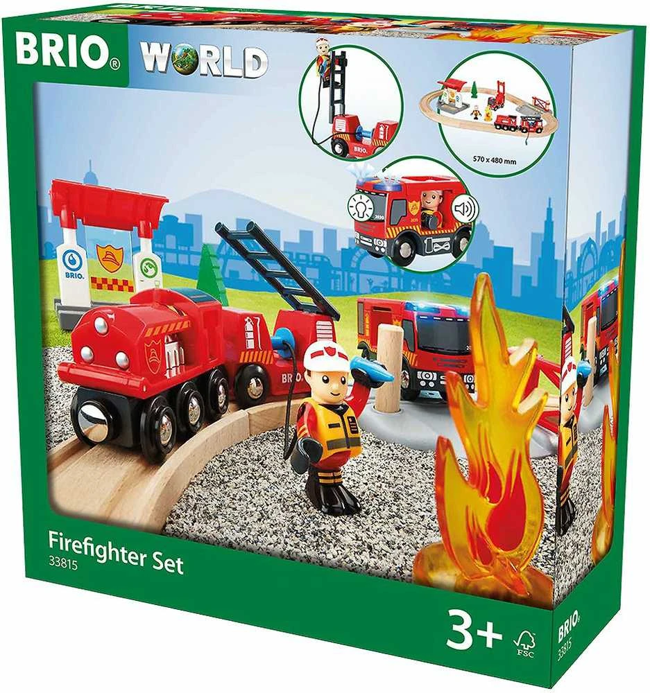 BRIO RAILWAY gaisrininkų rinkinys, 33815000