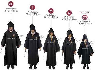 Vision Cinereplicas Hario Poterio Ravenclaw burtininko chalatas, M dydis