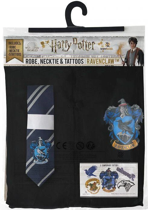 Ravenclaw burtininko kostiumo pakuotė su priedais