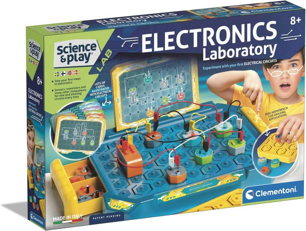 Clementoni – Mokslas ir žaidimai – Elektronikos laboratorija (78812)