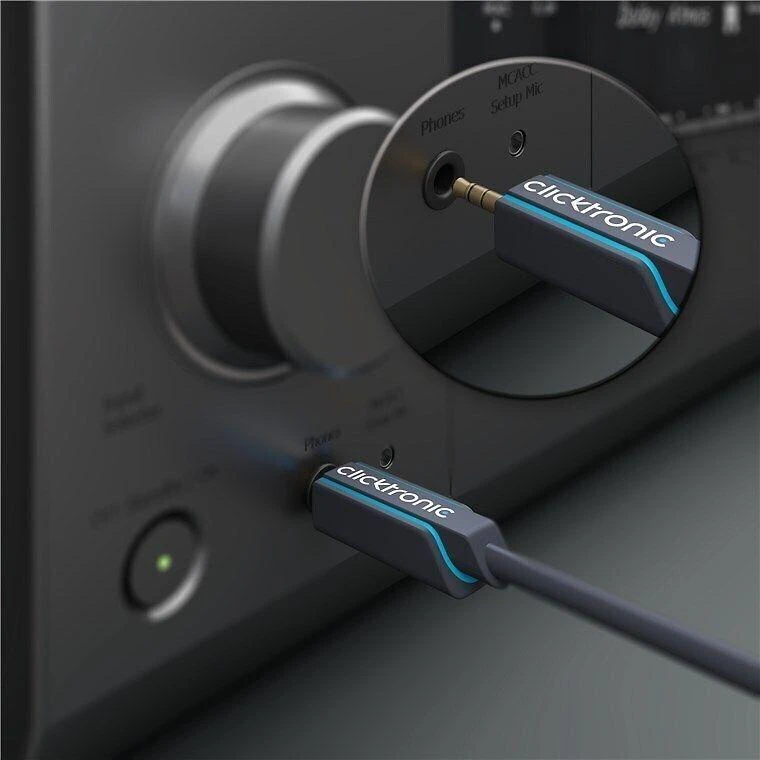 Clicktronic MP3 garso kabelis 70479 3,5 mm kištukas (3 kontaktų, stereo), 3,5 mm kištukas (3 kontaktų, stereo), 3 m
