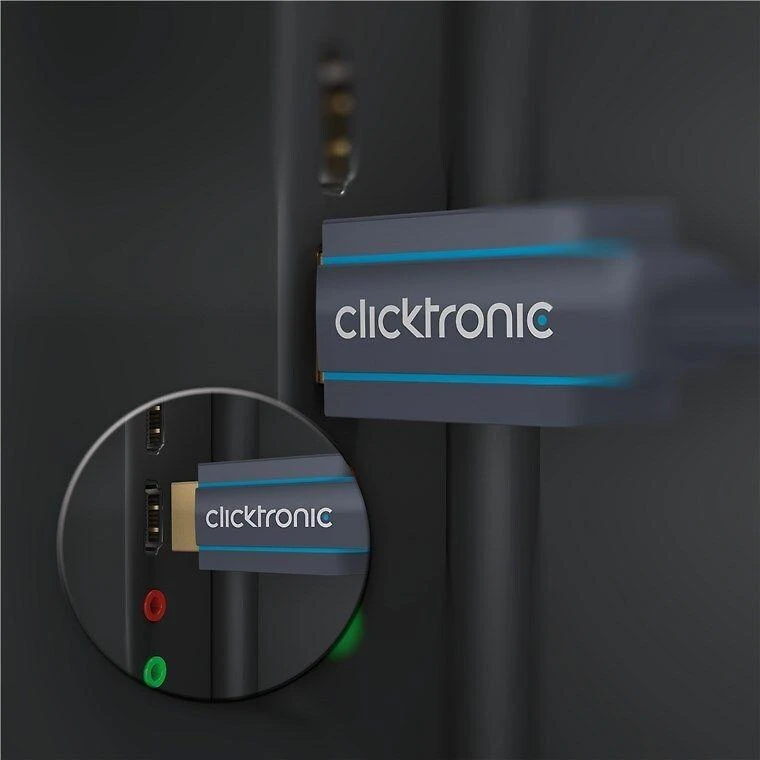 CLICKTRONIC Kabelis DisplayPort DP - HDMI 2.0 4K 5m
