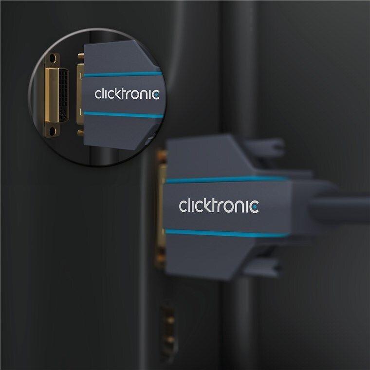 Kabelis Clicktronic DisplayPort - DVI-D 2m tamsiai mėlyna (JAB-1384194)