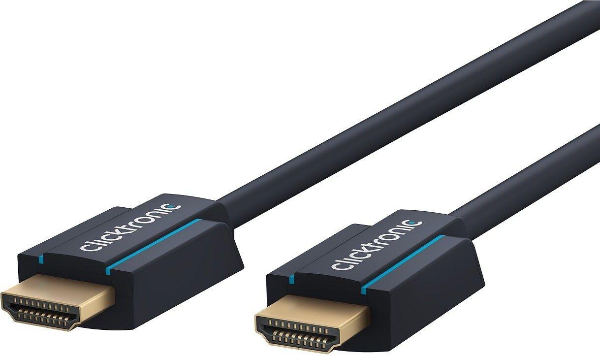 Clicktronic HDMI 2.0 High Speed su Ethernet kabeliu, aktyvus, 20 m, juodas