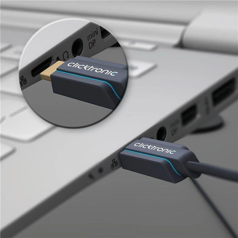 Clicktronic 70303 High Speed HDMI™ kabelis su amžinybe, 2 m Clicktronic