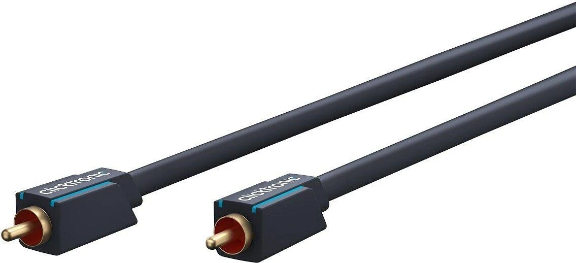 CLICKTRONIC Kabelis Audio 1xRCA - 1xRCA bendraašis 3m