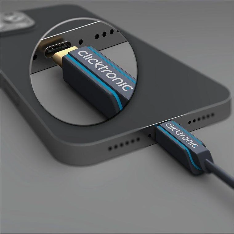 CLICKTRONIC Kabelis USB-C - HDMI 2.0 4K 60Hz 2m