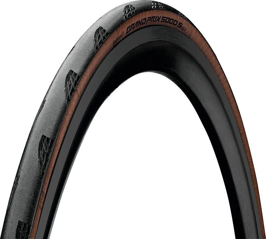 Padanga 28" Continental Grand Prix 5000 S TR 28-622 Fold juodas/transparent