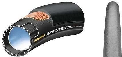 Padanga dviračiui Continental 700 x 25C Sprinter Tubular