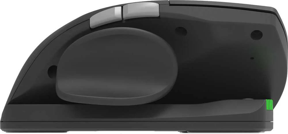 Carruzzo Contour Design Unimouse kompiuterinė pelė Biuras Kairė ranka RF belaidė + Bluetooth + USB Type-A Optinis 4000 DPI