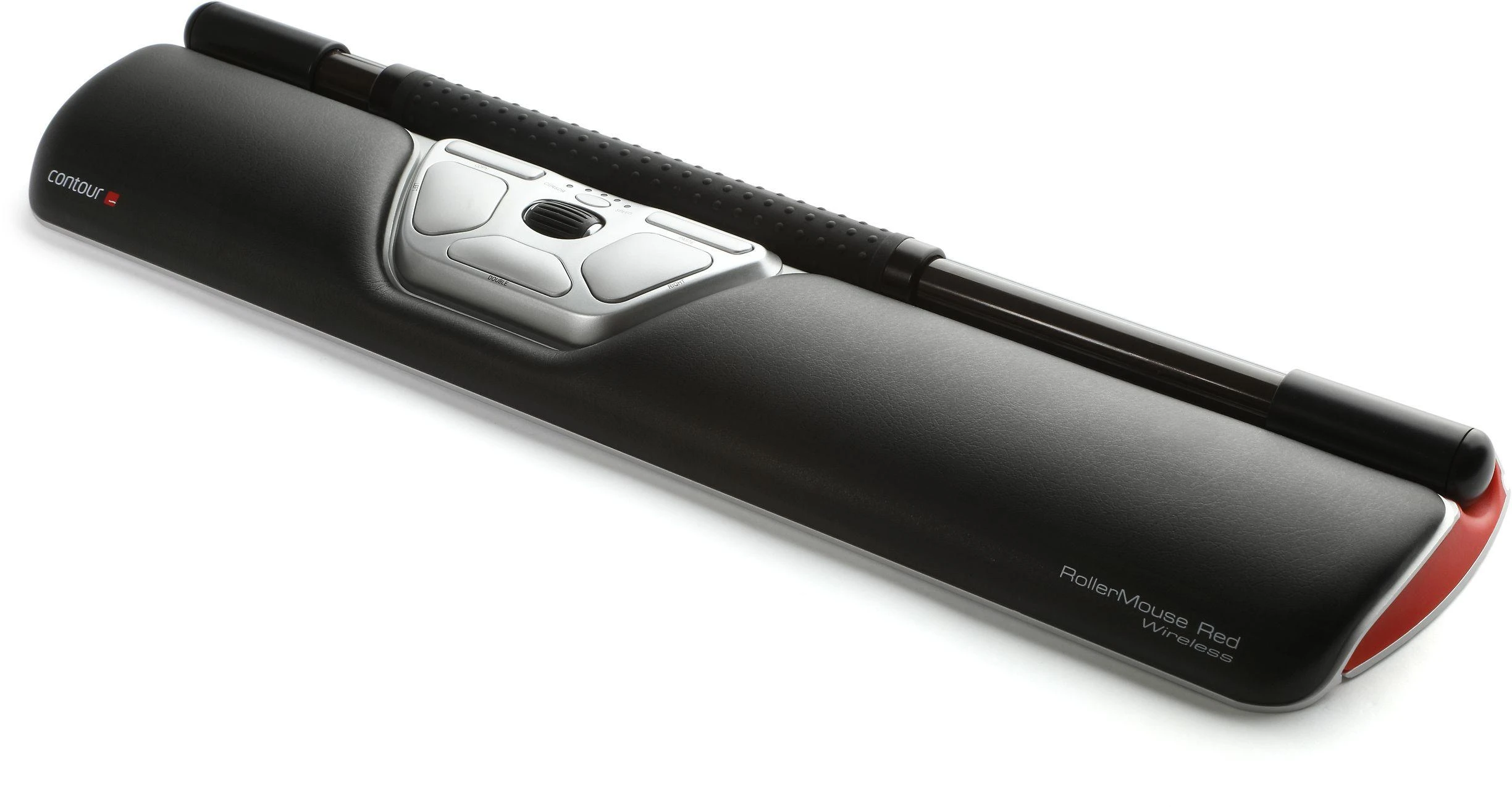Pelė Contour RollerMouse Raudonas wireless sidabrinis
