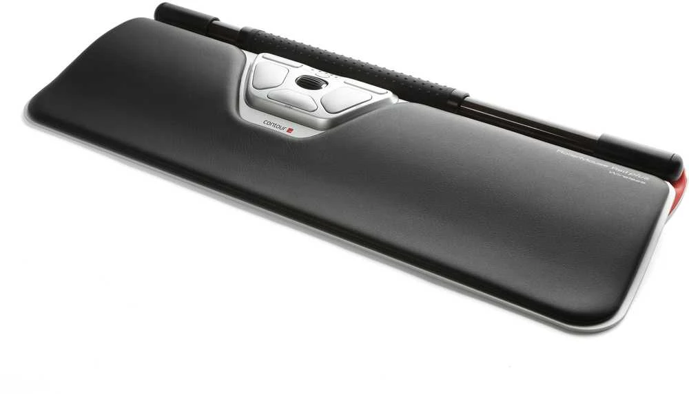 Pelė Contour RollerMouse Raudonas Plus wireless Bluetooth USB-C sidabrinis retail