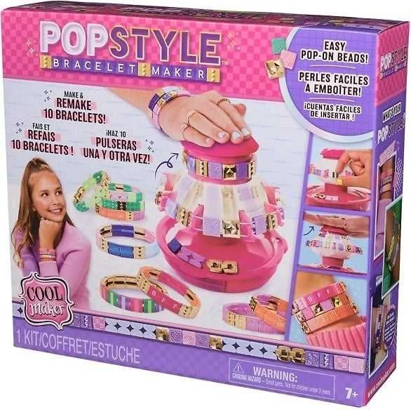 COOL MAKER Apyrankių gaminimo rinkinys POP STYLE