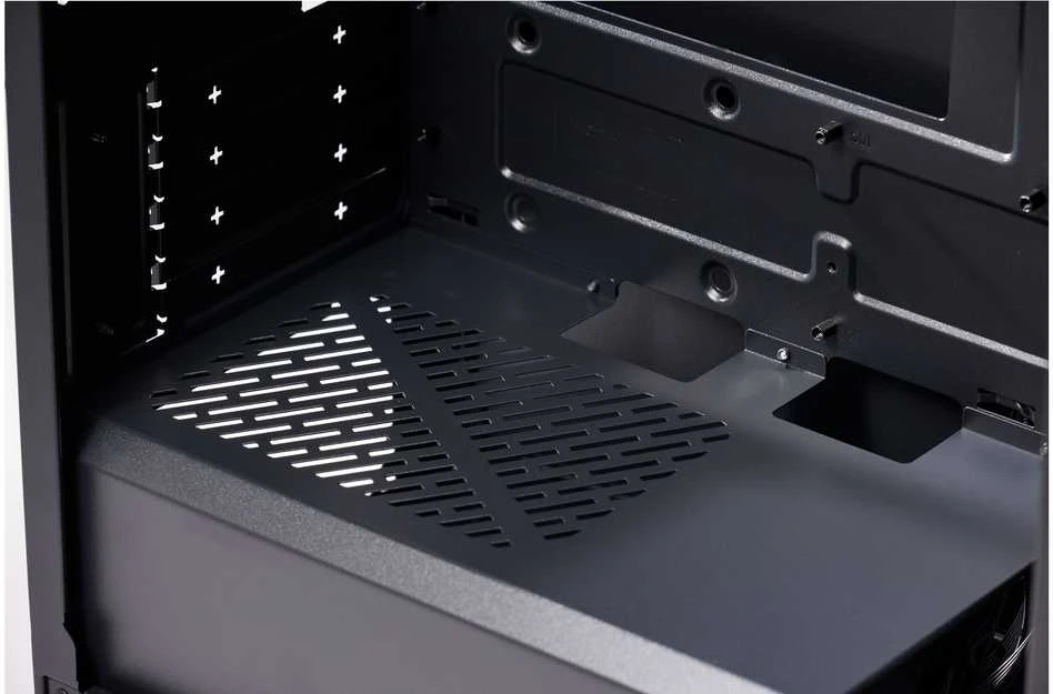 „Cooler Master Elite 302“ korpusas, permatomas šoninis skydelis, mATX, 3x 120 mm ARGB ventiliatoriai, juodas