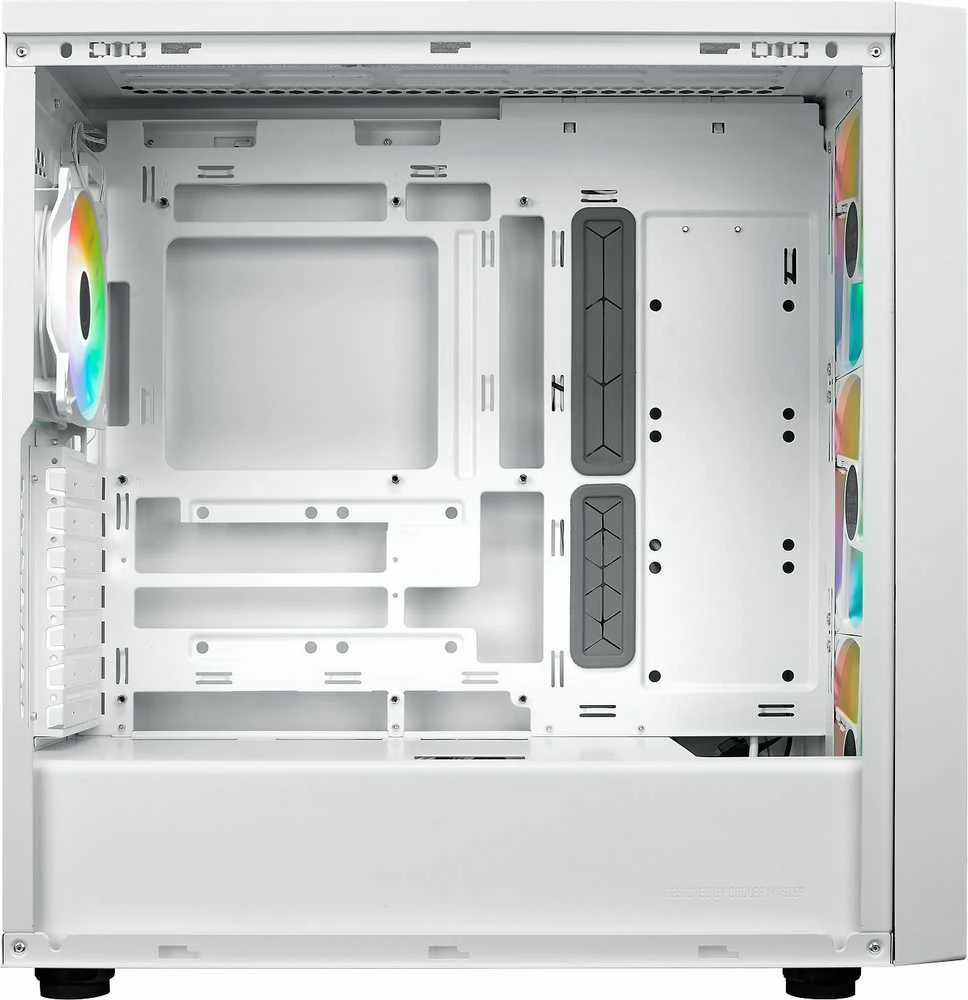 Kompiuterio Korpusas - Cooler Master MasterBox 600 Baltas su Multicolor Apšvietimu
