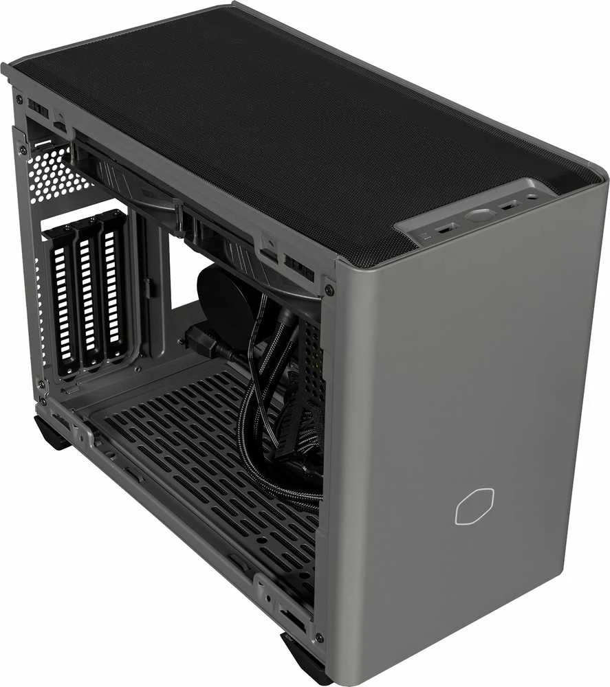 Cooler Master MasterBox NR200P MAX Mini-ITX dėklas, grūdintas stiklas – juodas